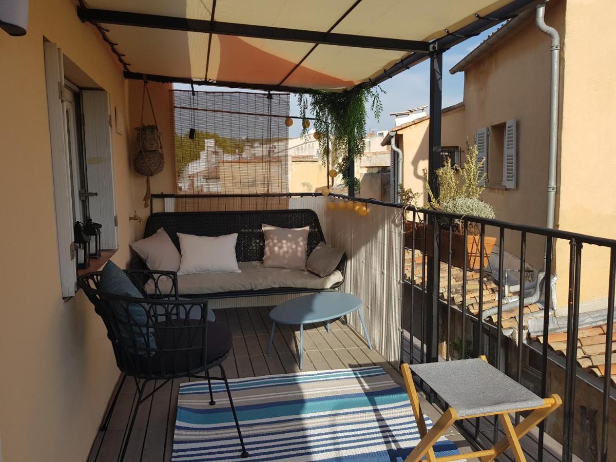 Beau Duplex Avec Terrasse - Centre Historique Apartman Aix-en-Provence Kültér fotó